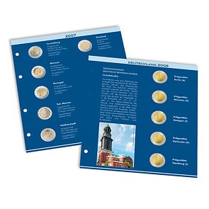 Album numismatique NUMIS, AVEC étui de protection plus 5 pochettes inc –
