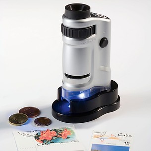 Microscope avec zoom et LED, grossissement x60 à x100 online