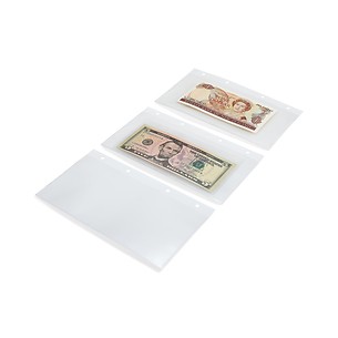 Paquet de feuilles pour billets de banque Charta, format intérieur 200 x 112 mm, paquet de