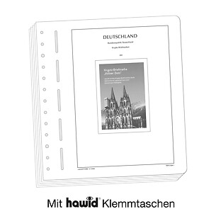 LEUCHTTURM feuilles complémentaires SF Rép. Fédérale d'Allemagne CRYPTO-timbres 2024