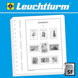 LEUCHTTURM feuilles complémentaires SF Autriche - Dispenser-timbres 2024