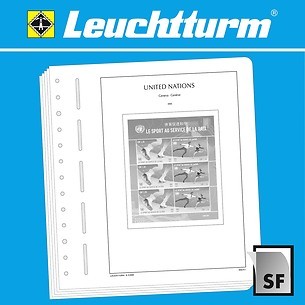 LEUCHTTURM feuilles complémentaires SF ONU Genève minifeuille 2024