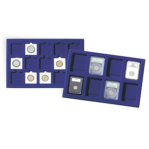 Valisette numismatique CARGO L6 avec 6 plateaux pour 198 monnaies