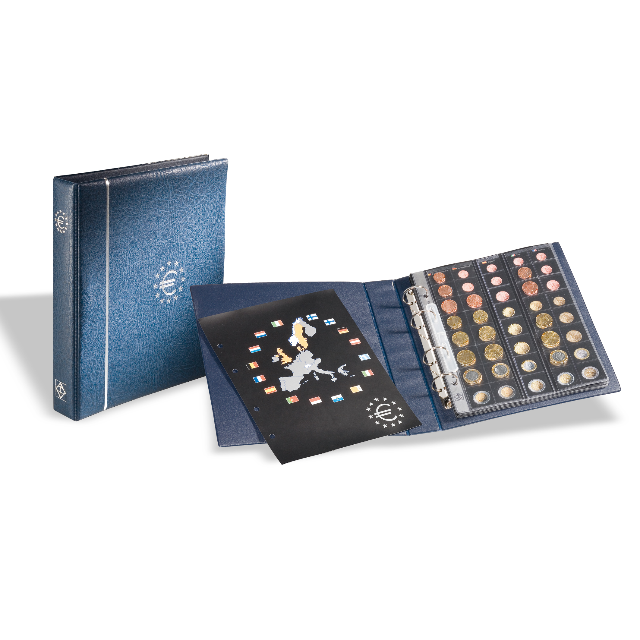 Intercalaires recharges numismatiques pour album euro OPTIMA