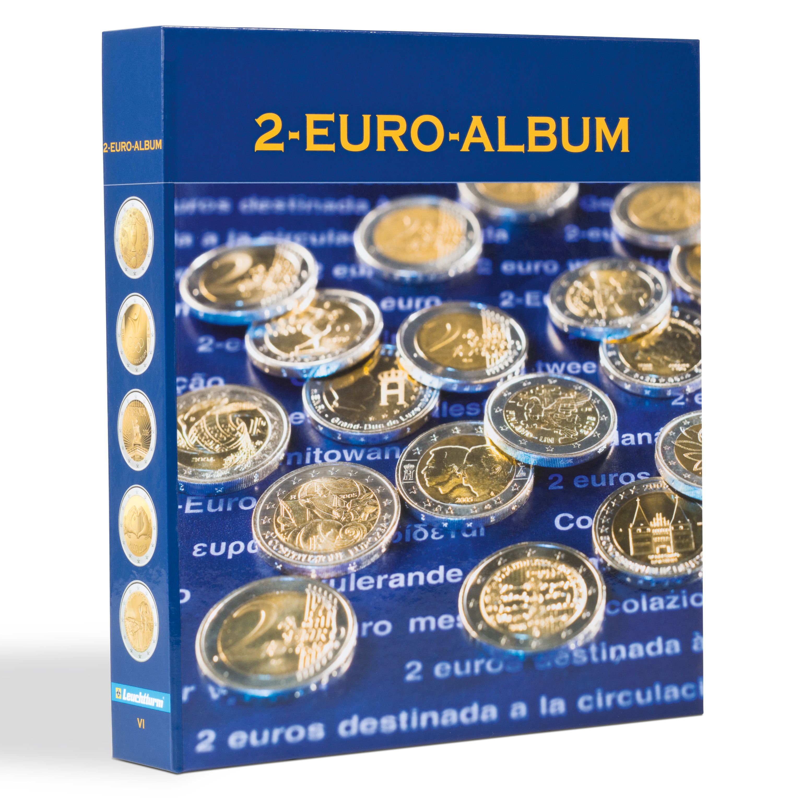 Album de poche ROUTE 2€ (48 PIECES DE 2€) - LEUCHTTURM® - Yvert et Tellier  - Philatélie et Numismatique
