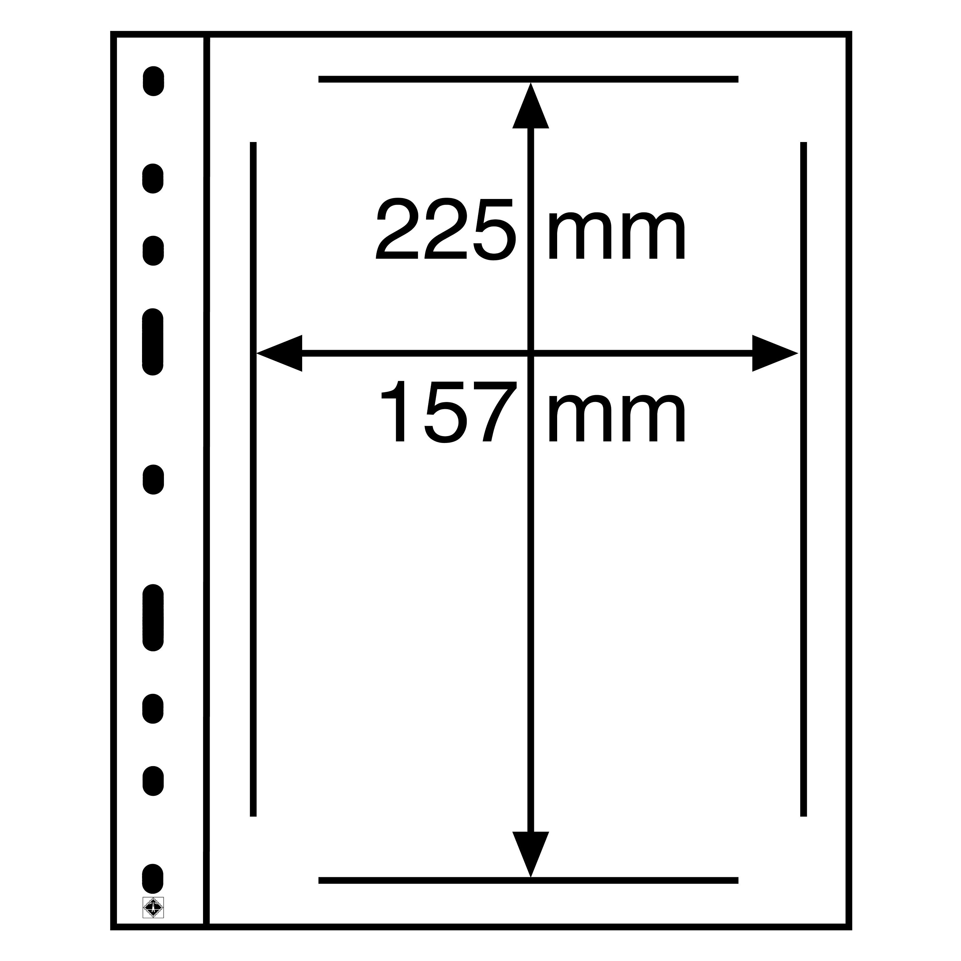 Pochettes Plastiques Optima Compartiment Pour Etb Transparent Online Leuchtturm Fr