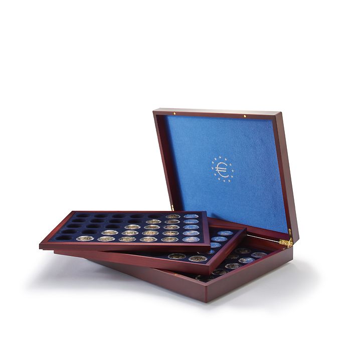 Volterra Trio - Coffret Numismatique pour 105 pièces de 2 euros en capsules