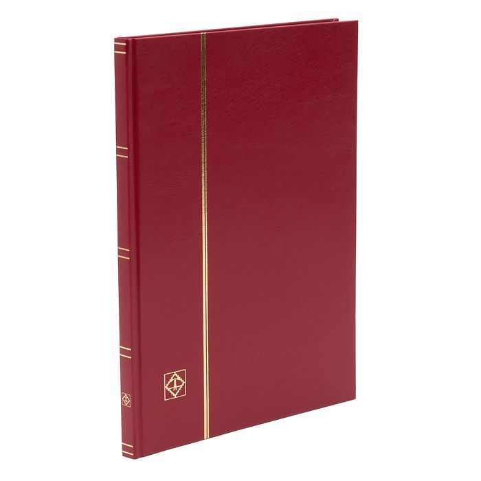 Classeur Basic, DIN A4, 16 pages noires, couverture non matelassée, rouge