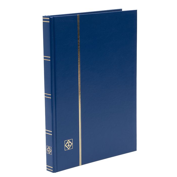 Classeur Basic, DIN A4, 32 pages noires, couverture non matelassée, bleu