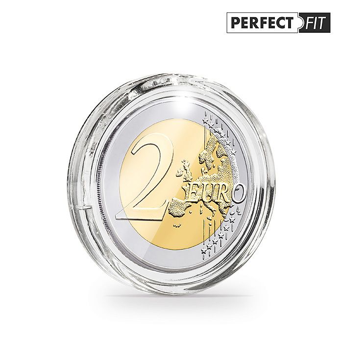 Ultra capsules Perfect Fit pour 2 Euro (25,75 mm), paquete de 10