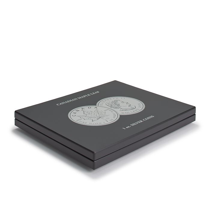 Volterra Uno - Coffret Numismatique pour 20 pièces en argent « Maple Leaf » en capsules