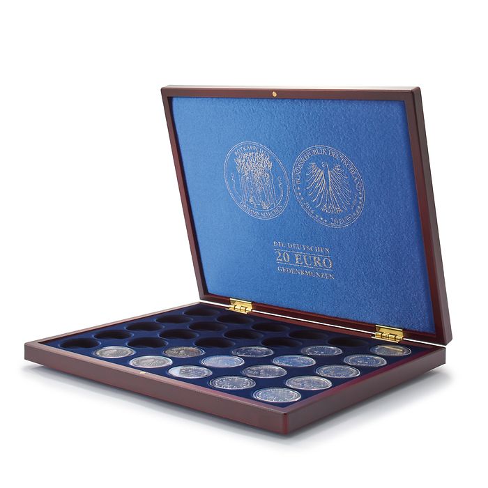 Volterra Uno - Coffret Numismatique pour 30 pièces commémoratives de 20 euros en capsules