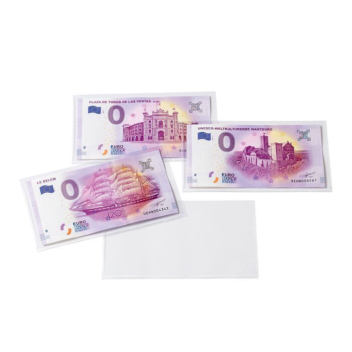 Basic 140 Pochettes de protection pour billets, paquet de 50