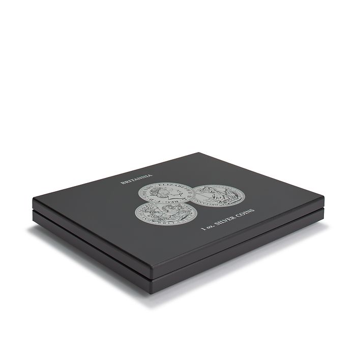 Volterra Uno - Coffret Numismatique pour 20 pièces en argent « Britannia » en capsules