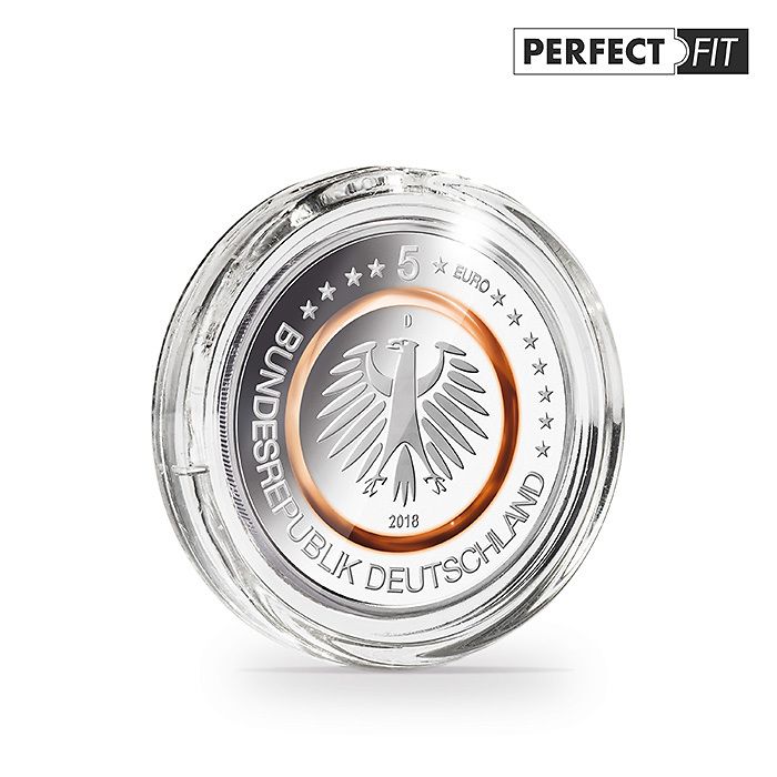 Ultra capsules Perfect Fit pour allemandes 5 Euro (27,25 mm), paquete de 100