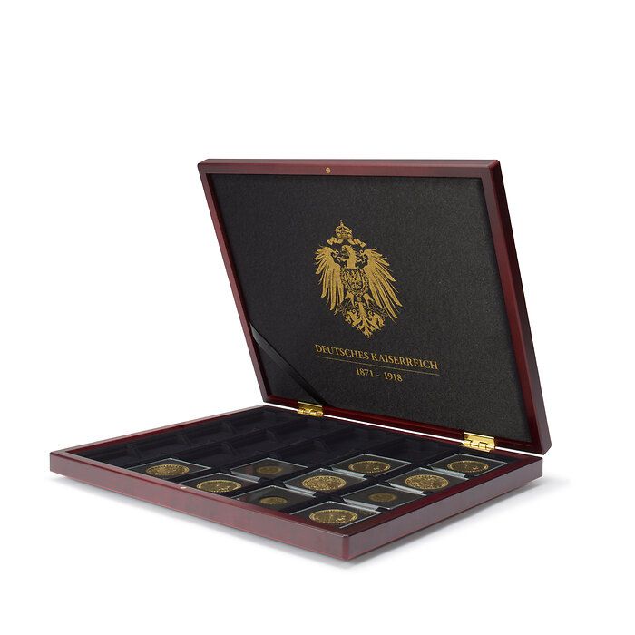 Volterra Uno - Coffret Numismatique pour 20 capsules quadrum « Empire allemand ».