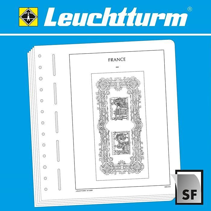 LEUCHTTURM SF-Feuilles préimprimées France Blocs 'Souvenir Philatélique' 2020-2023