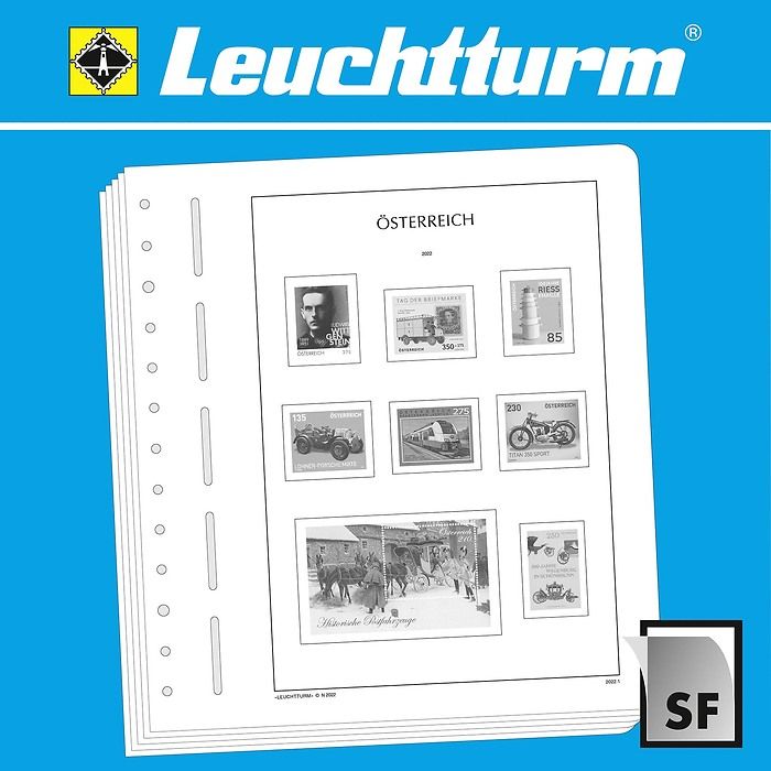 LEUCHTTURM SF-Feuilles préimprimées Autriche 2020-2023