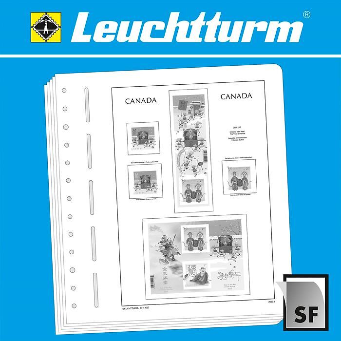 LEUCHTTURM SF-Feuilles préimprimées Canada 2020-2023