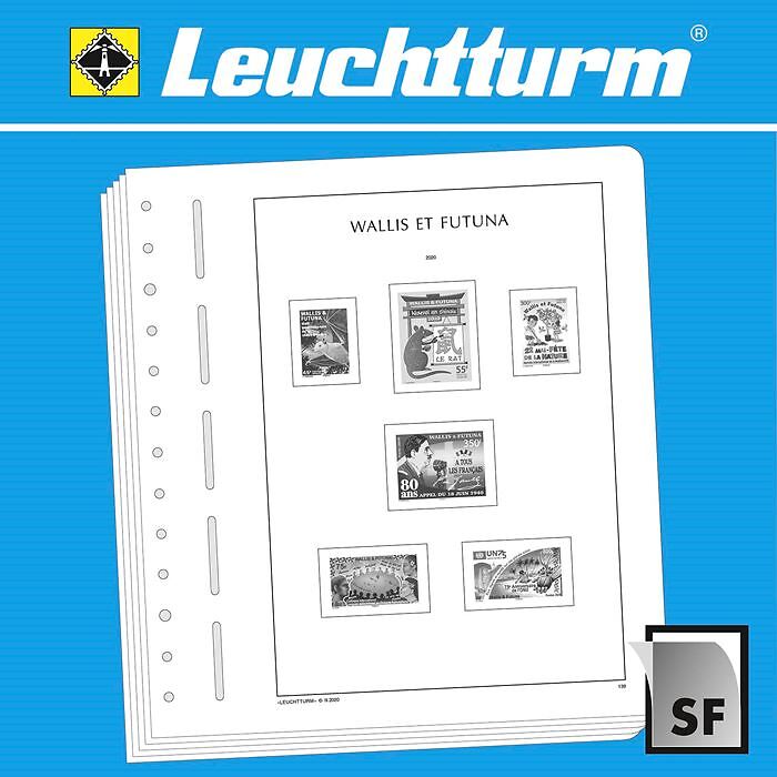 LEUCHTTURM SF-Feuilles préimprimées Wallis & Futuna 2020-2023