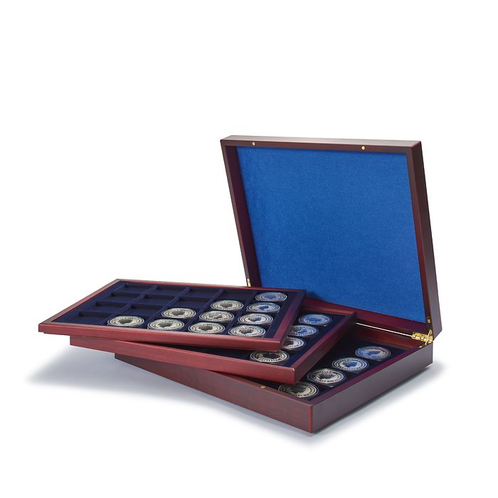 Volterra Uno - Coffret numismatique pour 20 pièces d’argent „Silver Phoenix“ en capsules