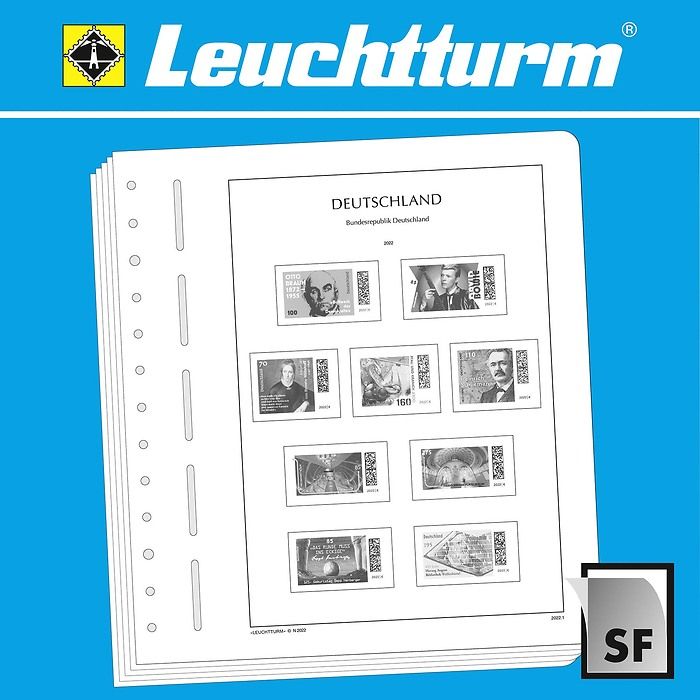 LEUCHTTURM feuilles complémentaires SF République Fédérale d'Allemagne 2024