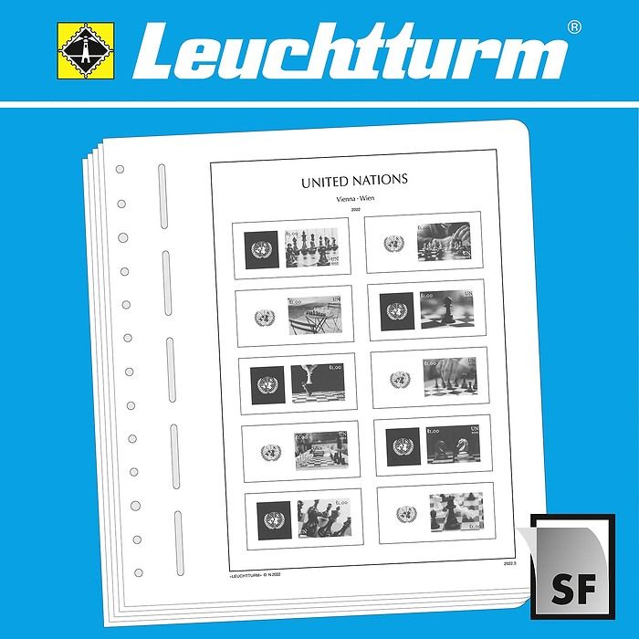 LEUCHTTURM feuilles complémentaires SF ONU Vienne 2024